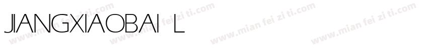 JIANGXIAOBAI Light字体转换